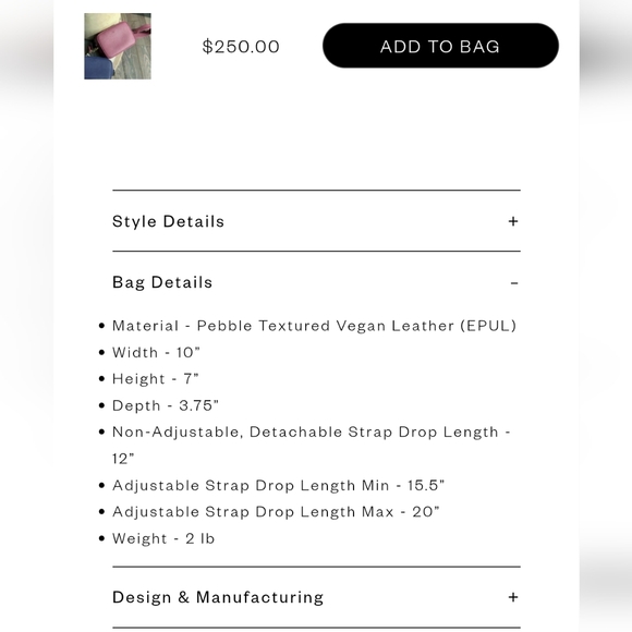 Angela Roi Grace Crossbody (Signet) - Picture 15 of 16